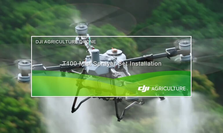 DJI T100 Mist Nozzle Package